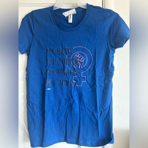 Blue Women's Short Sleeve Tee